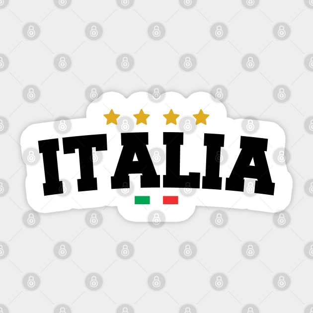 ITALIA Sport Football Soccer Supporter Sticker by Rebrand